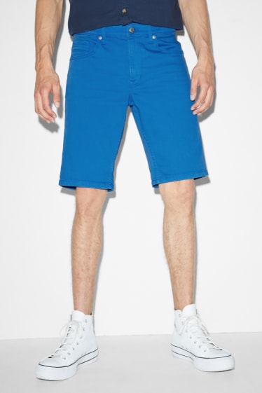 Hommes - Short en jean - LYCRA® - bleu