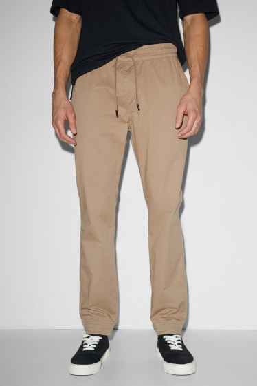 Home - Pantalons - slim fit - beix