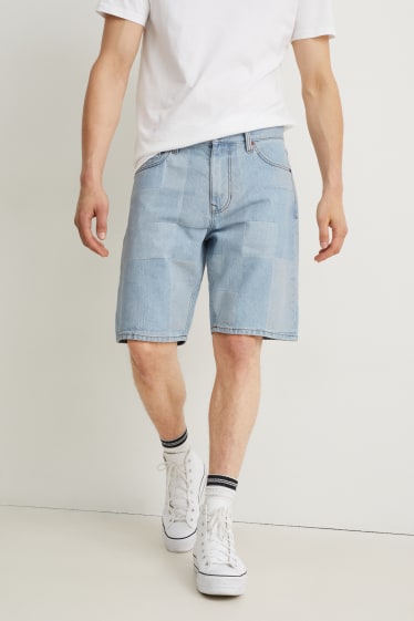 Hommes - Short en jean - jean bleu clair