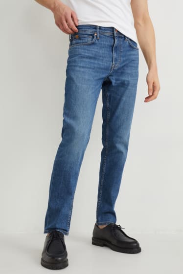 Uomo - Tapered jeans - con fibre di canapa - LYCRA® - jeans blu