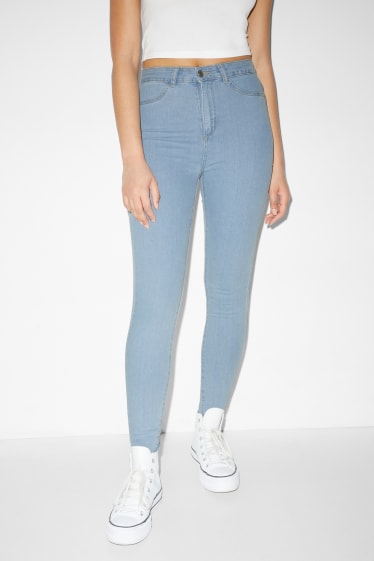 Donna - CLOCKHOUSE - skinny jeans - vita alta - jeans azzurro