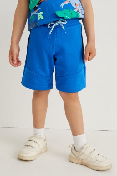 Nen - Pantalons curts de xandall - blau fosc