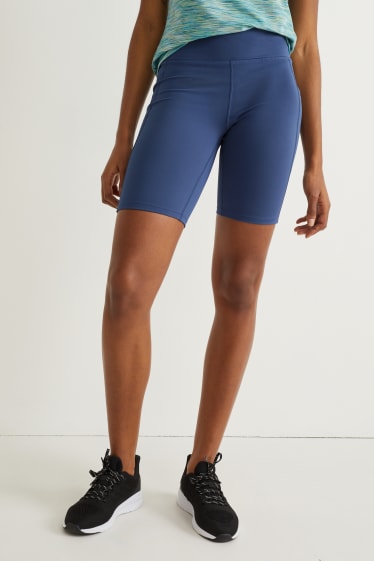 Damen - Radlerhose - Compressive - dunkelblau