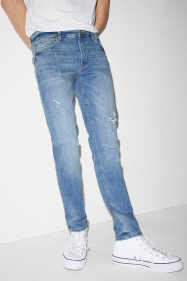 Herren - Skinny Jeans - LYCRA® - helljeansblau
