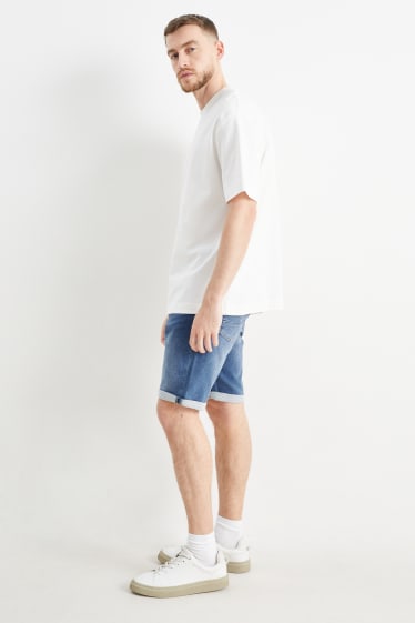 Hommes - Short en jean - jog denim - LYCRA® - jean bleu