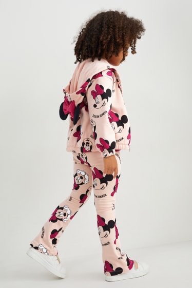 Kinderen: meisjes - Set van 2 - Minnie Mouse - flared hermolegging - roze
