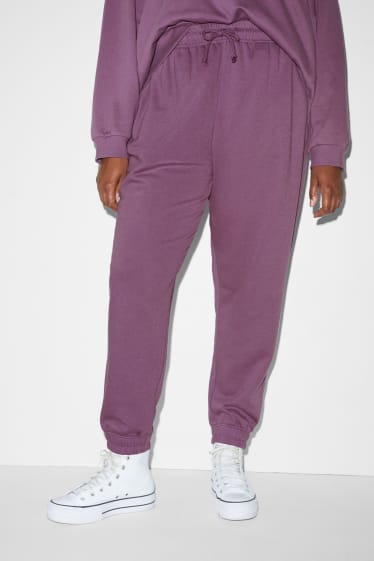 Dames - CLOCKHOUSE - joggingbroek - paars