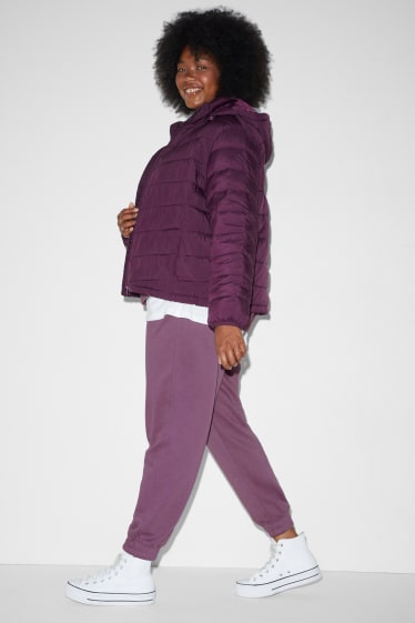 Dames - CLOCKHOUSE - joggingbroek - paars