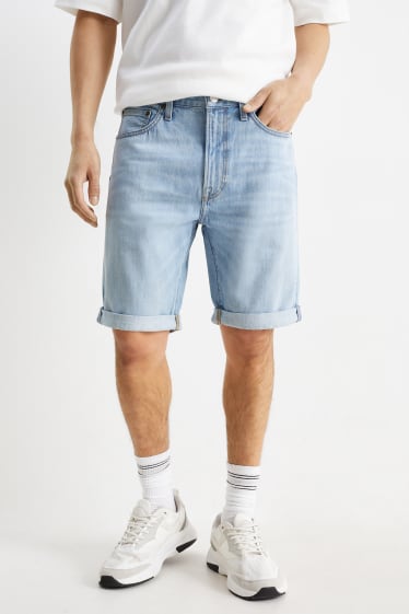 Hommes - Short en jean - jean bleu clair