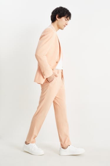 Men - Mix-and-match trousers - slim fit - Flex - light orange