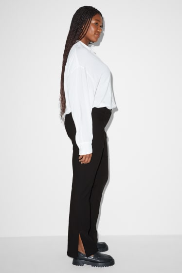Donna - CLOCKHOUSE - pantaloni - vita media - bootcut fit - nero