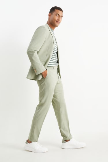 Heren - Broek uit het combi-systeem - slim fit - Flex - lichtgroen