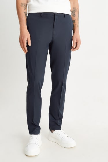 Heren - Broek uit het combi-systeem - slim fit - Flex - stretch - donkerblauw