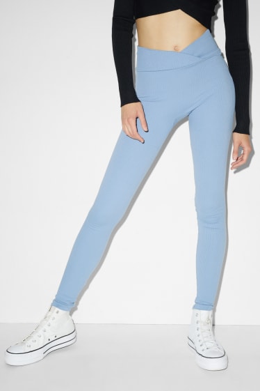 Femmes - Legging - bleu clair