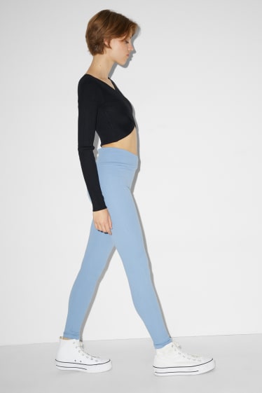 Femmes - Legging - bleu clair