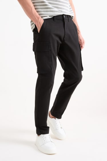 Home - Pantalons cargo - regular fit - negre