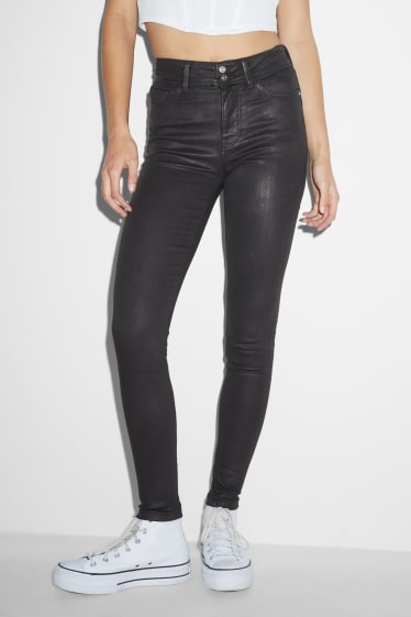 Dames - Skinny jeans - mid waist - LYCRA® - zwart