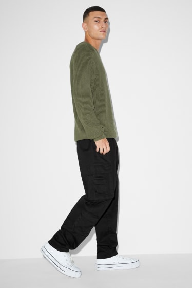 Home - Pantalons cargo - negre