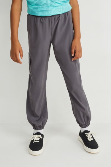 Kinderen: meisjes - Sportbroek - donkergrijs