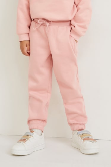 Enfants - Lot de 2 - pantalons de jogging - rose