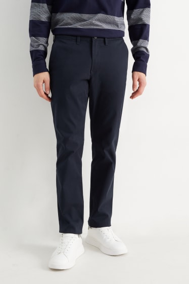 Uomo - Pantaloni chino - regular fit - blu scuro