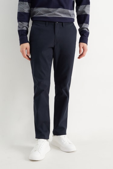 Home - Pantalons xinos - regular fit - blau fosc