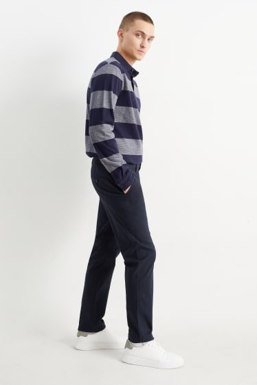 Uomo - Pantaloni chino - regular fit - blu scuro