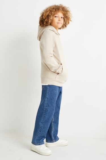 Kinder Buben - Baggy Jeans - jeansblau