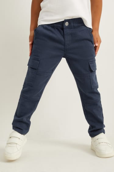 Kinder Buben - Cargohose - dunkelblau