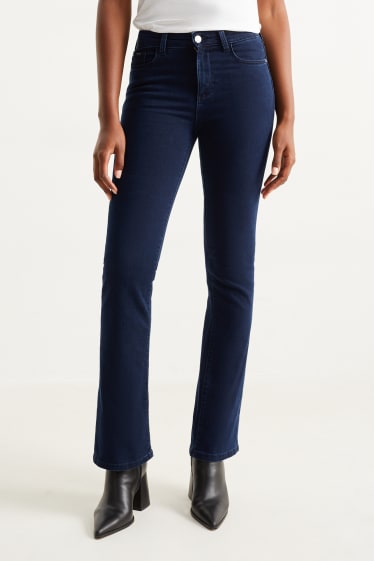 Dona - Bootcut jeans - mid waist - LYCRA® - texà blau fosc