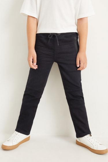 Nen - Straight jeans - texans tèrmics - gris fosc