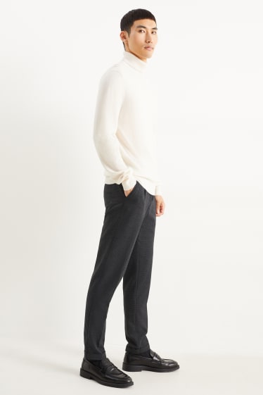 Herren - Chino - Tapered Fit - dunkelgrau