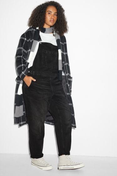 Damen - CLOCKHOUSE - Jeans-Latzhose - dunkeljeansgrau