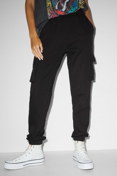Damen - CLOCKHOUSE - Cargo-Jogginghose - schwarz