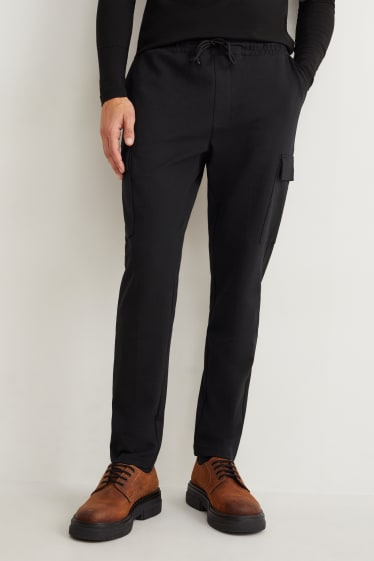 Home - Pantalons de xandall cargo - Flex - negre
