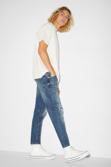 Heren - Carrot jeans - jeansblauw