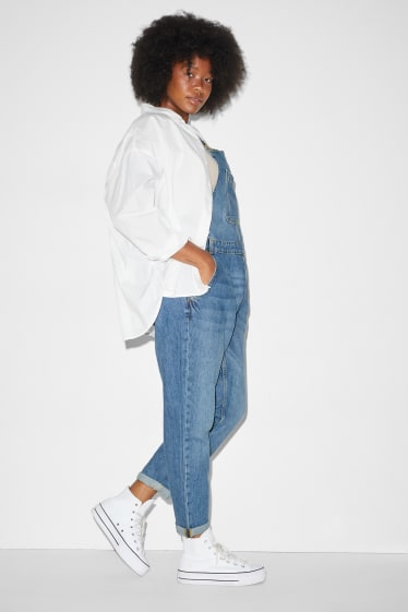 Damen - CLOCKHOUSE - Jeans-Latzhose - jeansblau