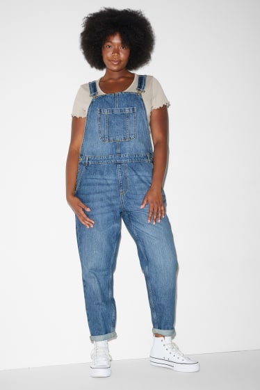 Damen - CLOCKHOUSE - Jeans-Latzhose - jeansblau