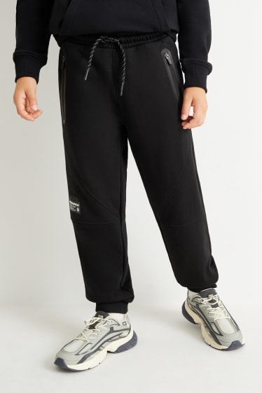 Kinder Buben - Jogginghose - schwarz