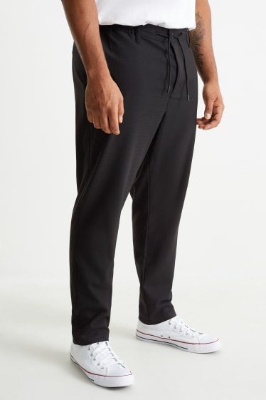 Hommes - Chino - tapered fit - noir