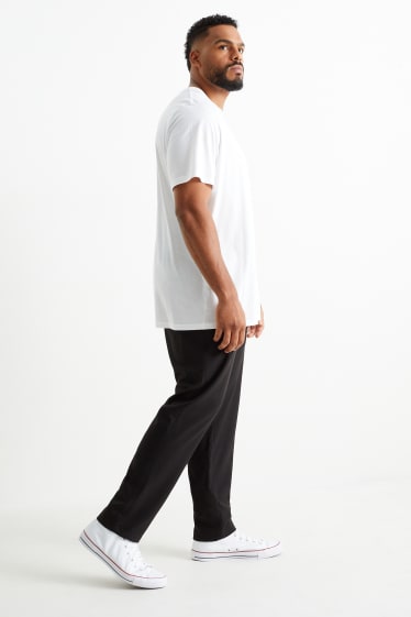 Hommes - Chino - tapered fit - noir