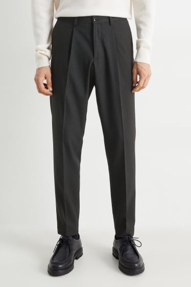Hommes - Pantalon de costume - slim fit - LYCRA® - noir