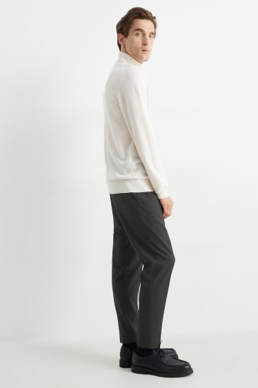 Hommes - Pantalon de costume - slim fit - LYCRA® - noir