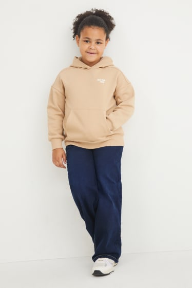 Kinder Mädchen - Extended Sizes - Multipack 2er - Wide Leg Jeans - dunkeljeansblau