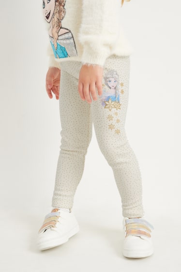 Kinderen: meisjes - Set van 2 - Frozen - thermolegging - mintgroen