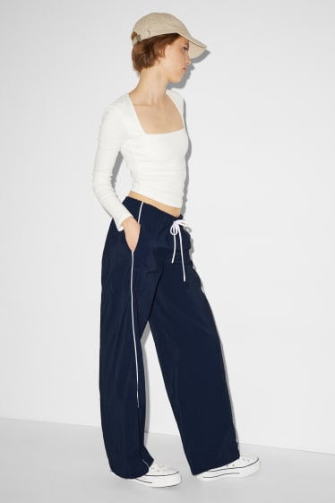 Ados & jeunes adultes - CLOCKHOUSE - pantalon de jogging - bleu foncé