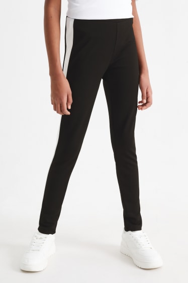 Kinder Mädchen - Leggings - schwarz