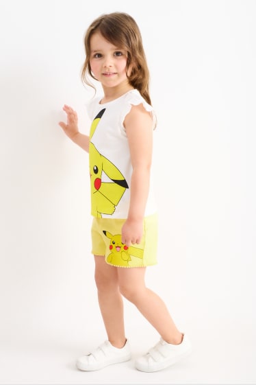 Children - Pokémon - sweat shorts - yellow