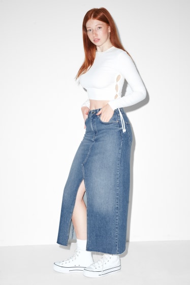 Donna - Gonna di jeans - jeans blu