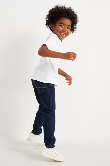 Kinder Jungen - Multipack 2er - Slim Jeans - dunkeljeansblau